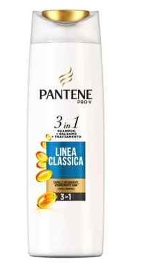 SHAMPOO  PANTENE 3in1 "Classico" 225ml.